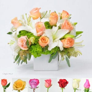 lovely centerpiece of lilies 1 - Sweetness - B30