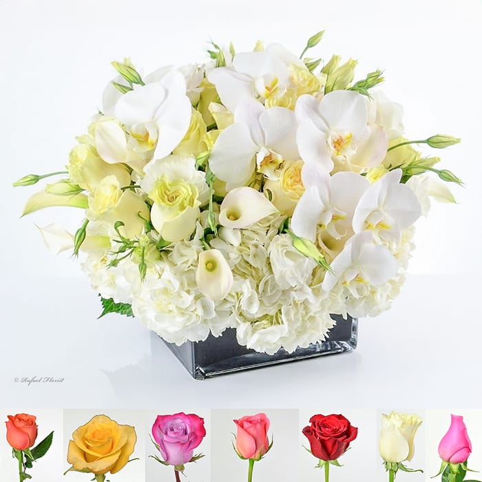 Contempo Orchids and Calla lilies Design - B76