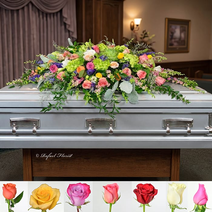 Peaceful Casket Spray - CS6