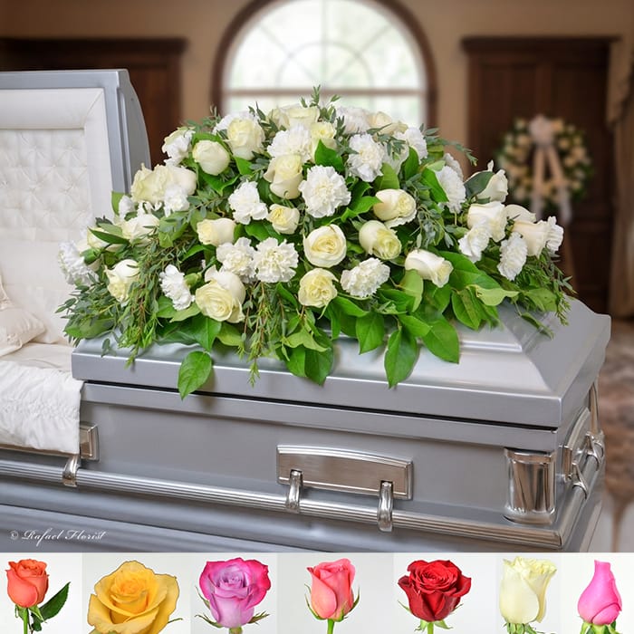 Blissful Soul Casket Spray - CS11