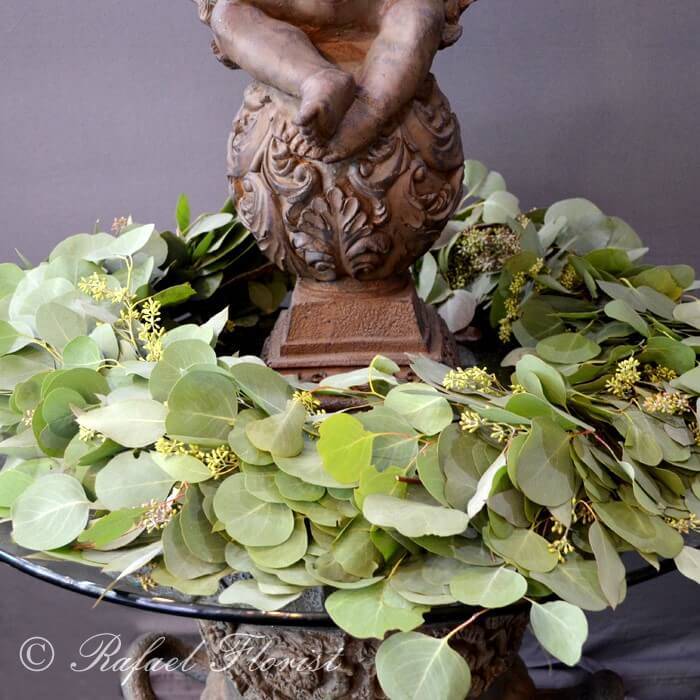 Quality Guaranteed Grower Direct Silver Dollar Eucalyptus Garland
