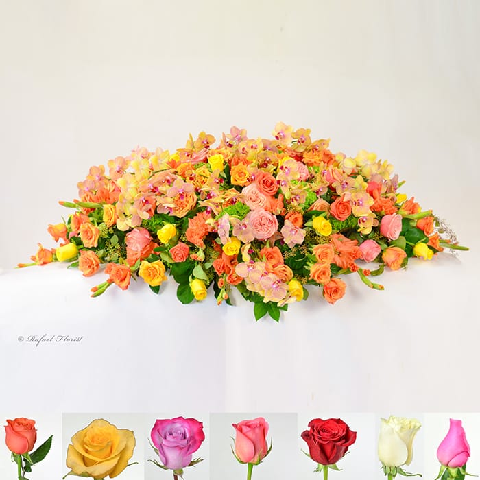 Orchid Casket Spray - CS14