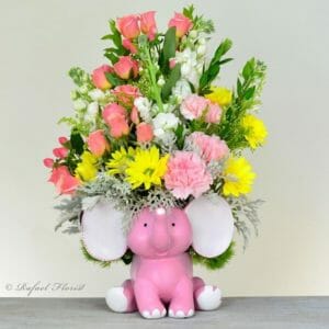 elephant flower arrangement