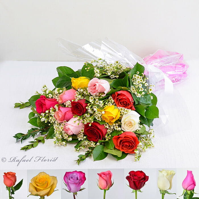V21 - Classic Wrapped Roses