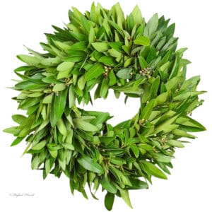 bayleaf wreath - Country Bay Leaf Wreath - W4