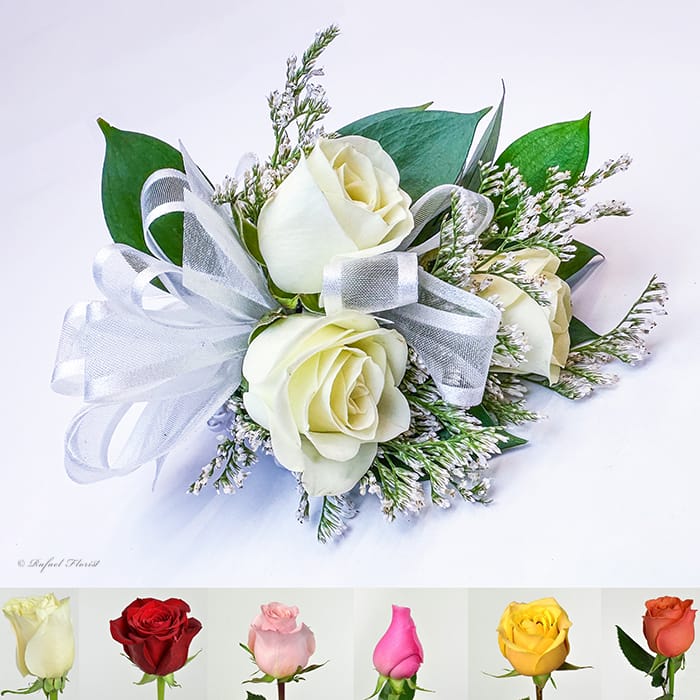 Rosy Radiance Wrist Corsage - WW19
