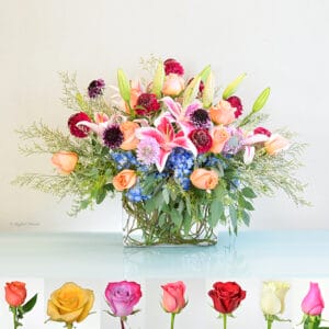 Scabiosa Flower arrangement - Summer of Love - V40