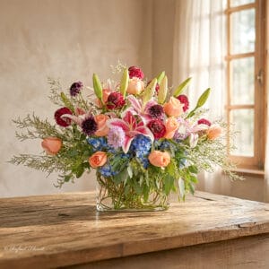 scabiosa flower arrangement - Summer of Love - V40