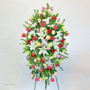 Memorial standing easel floral - Love Always - S11