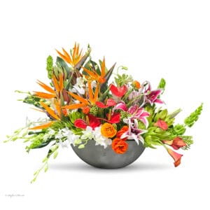 Tropical flower arrangements - E28- Tropical Harmony