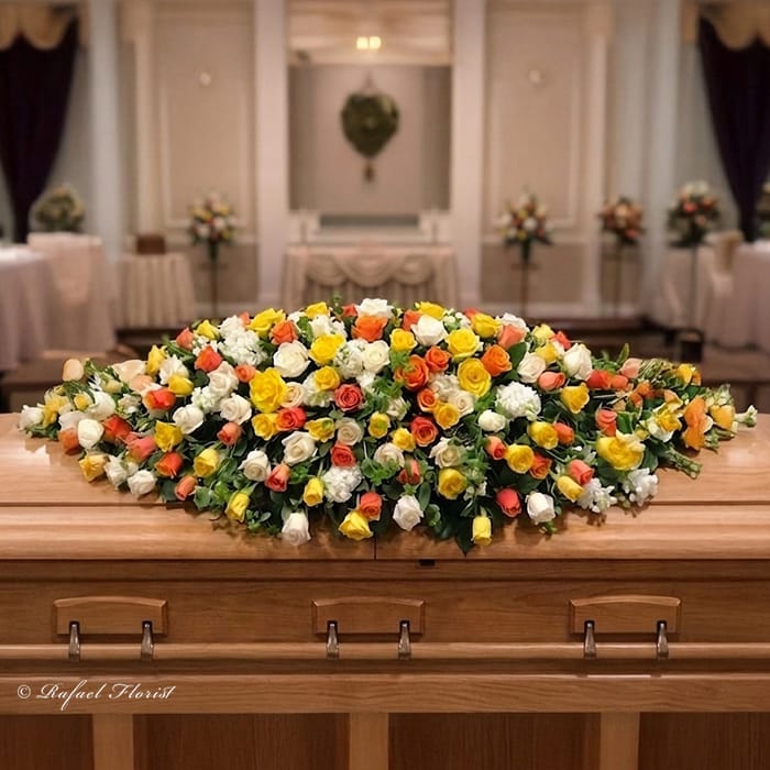 Heartfelt Farewell Casket Spray - CS22