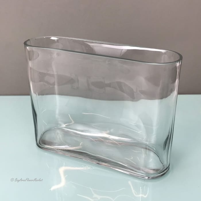 Clear Rectangular Vase – GV12